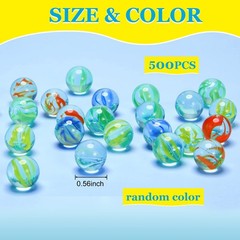Zhanmai 500 Pieces Color 6.88 inches x 10.62 x 2.55 inches, Multicolor