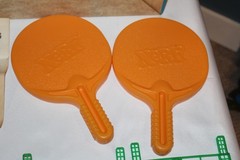 VTG 1980s Nerf Ping Pong Table Tennis Set Complete Parker Brothers Toy w Box