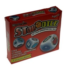 Orange Story Dice 9 Actions Storytelling Cubes Stories Party Game Education Toy