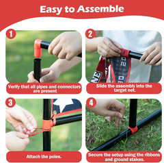 2-In-1 Football & Baseball Toss Game for Kids Ages 3-8 – Outdoor Garden Toy