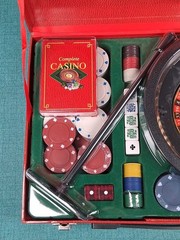 Complete Casino Roulette Travel Game w/ Case by Sterling Innovation NY