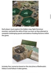 Fallout Board Game (2017) Post Apocalyptic Adventure Game 1-4 Players Ages 14 +