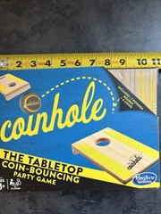 Hasbro Gaming Coinhole Tabletop Coin-Bouncing Party Game C3810 New sealed