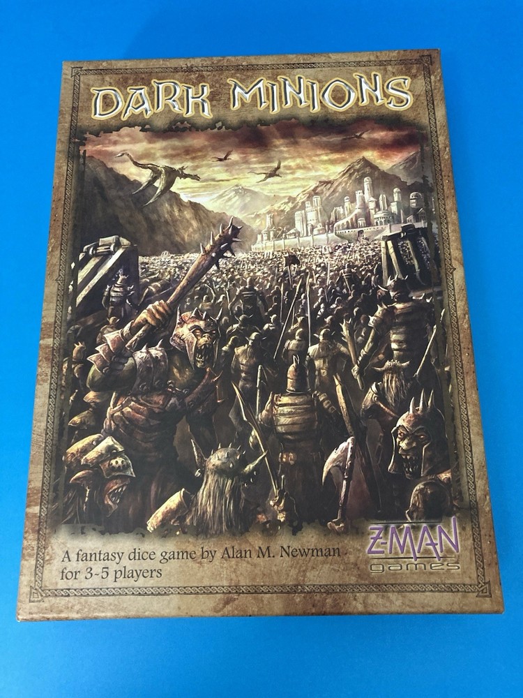 Dark Minions Fantasy Dice Game 3-5 Players Ages 10+ 45-60 Minutes