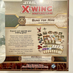 NEW Star Wars X-Wing Miniatures Guns For Hire Expansion Pack SEALED