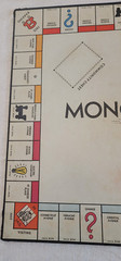 1937 Vintage Monopoly Black Box & Board with Metal Tokens Wood Houses & Hotels