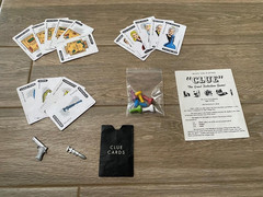 MONOPOLY and Clue Deluxe Vintage 2 in 1 Wood Game Collection Set – see descrip.