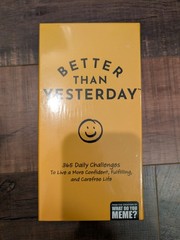Better Than Yesterday CardGame Daily Challenges BRAND NEW SEALED