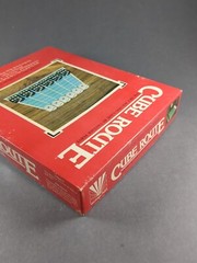 Cube Route Dice Game Vantage Point 1975 Felt Board Jumbo Dice Vintage