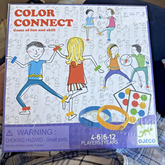 NIB Color Connect Game of fun and skill by Djeco for Ages 6-12 years