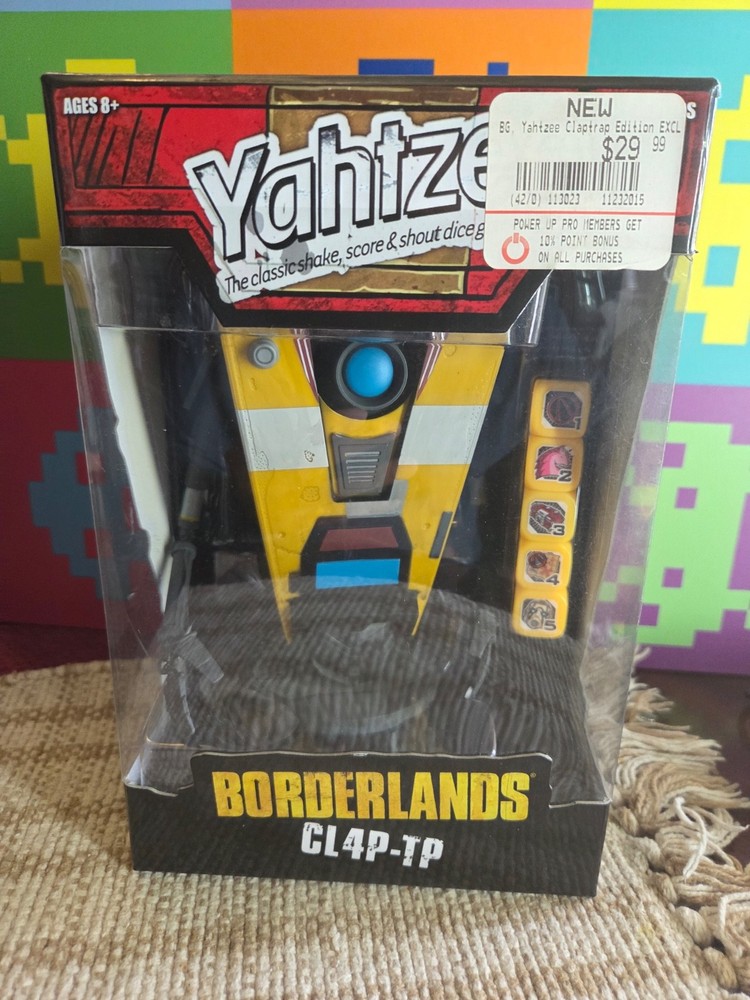 Borderlands CL4P-TP Clap Trap (Yahtzee Classic Dice Rolling Game) NEW