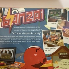 Banzai The DVD Betting Game Hit TV Show Age 16+ Sushi Characters Party Fun NEW