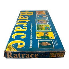 Vintage 1974 “Ratrace” Board Game Social Climbing Waddingtons 70s 100% COMPLETE!