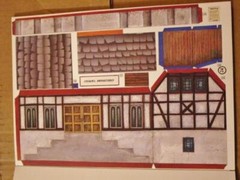 1988 Games Workshop : Warhammer Townscape Card Buildings Scenery Building
