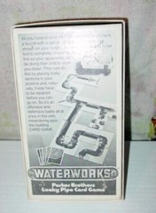 Parker Brothers PB 1972 : WATERWORKS Leeky Pipe Card Game (Ages 8 – Adult)