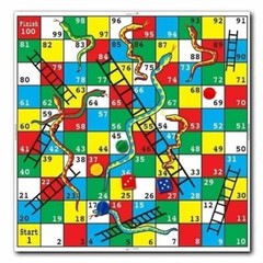 Ludo & Snakes Ladder board game (Family Game) indian childhood games , Free Ship