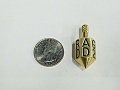 THE DRINKING DREIDEL GAME * SPINNING TOP MADE IN USA* HIGH QUALITY SOLID BRASS