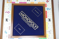 Monopoly Luxury Edition Adult Collectible Wooden Cabinet (Open Box: READ Full)
