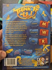 THINK IT UP! – A Party Game Of Letters, Words, Smarts, & Speed – 100% COMPLETE