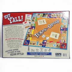 Texas-Opoly Monopoly-Style Board Game Sealed