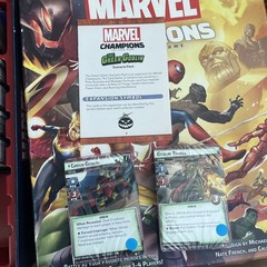 Marvel Champions Card Game Lot, Base Game + Green Goblin + 4 Hero Packs