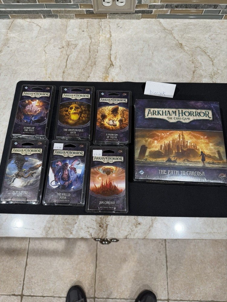 THE PATH TO CARCOSA – COMPLETE CYCLE NEW, SEALED UNOPENED ARKHAM HORROR