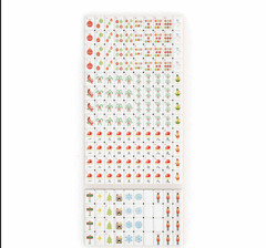 Christmas🎄Deer Pattern 4 Layers Acrylic American Mahjong Set Game Mahjong Tiles