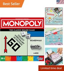 Board Game | Classic Game with Storage Tray and Larger Tokens | Ages 8+ | 2 t…