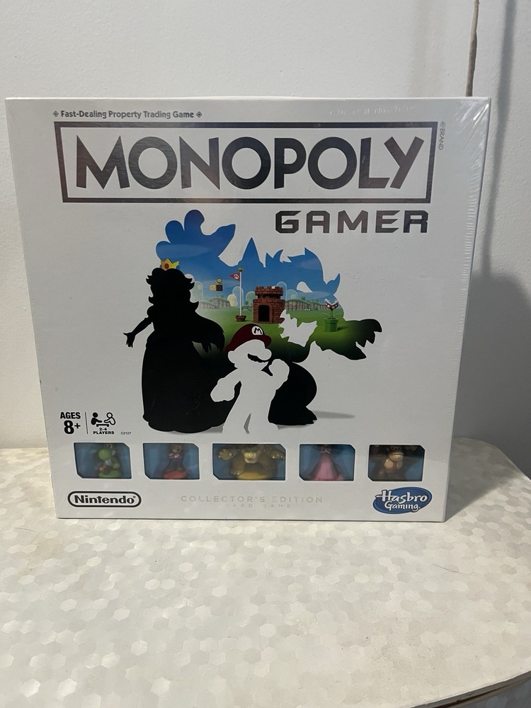 2017 NEW Monopoly Gamer Collector’s Edition Nintendo Mario Bros Game SEALED