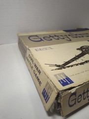 1961 Avalon Hill Gettysburg Civil War Battle Game #501 w/ Manual Map Vintage