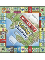 Monopoly Board Game Pokemon Kanto Family Friends Holiday Fun Property Trading