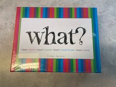 OUTSET What? Party Game Humor Theme Ages 14+ 5+ Players 108 Cards 2009 Sealed