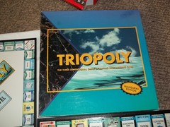 VTG Triopoly 3D game of Buying and Building Cities Inaugural Edition complete