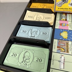 Monopoly The Simpsons Board Game 2001 Preowned Complete