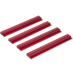 Dark Camphor Wooden Mahjong Game Racks with Pushers, 45cm – Set of 4