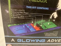CAPTURE THE FLAG REDUX Original Glow In The Dark Outdoor Game-Complete
