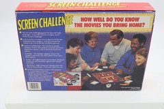 Screen Challenge Board Game Complete Cadaco Movie Trivia VHS Era 1991