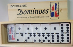 Double Six Republica Dominicana Dominoes Game in Set of 28 Wooden 2″X3/4″X1/4″