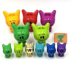 ULTIMATE MOSH COLLECTION Series 1 Number 1 Gogos Crazy Bones Gold Metropolis