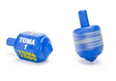 Classic Mexican Pirinola Toma Todo Solid Plastic Piece 5 Different Colors Pack