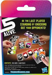 Hasbro Gaming 5 Alive Card Game, Fast-Paced Game for Kids and Families, Easy to