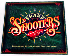 Sharp Shooters Dice Board Game w Manual Milton Bradley 1994 Dice Game Complete?
