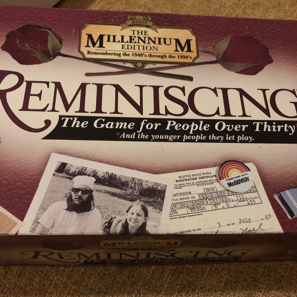Reminiscing The game for People over 30 2000 Millennium Edition Free Gifts 🎁