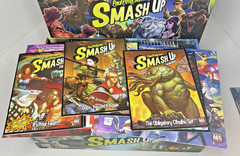 Smash Up Big Geeky Box Paul Peterson 2014 + 8 Expansions Marvel Disney Monster