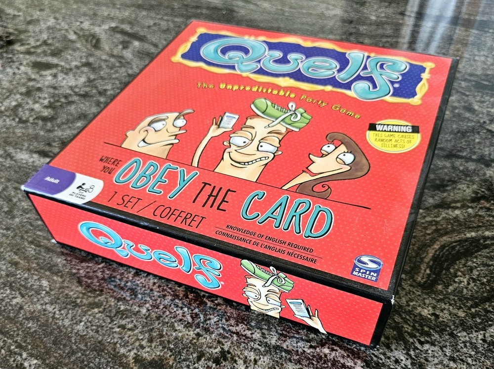 “Quelf”, by Spin Master, 2011 Edition, Award Winning Party Board Game