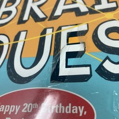 University Games Brain Quest Board Game Grades 1-6 20th Birthday Edition Sealed