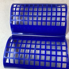 Vintage 80s 90s Air Hockey Kit Blue Goals Red Handles