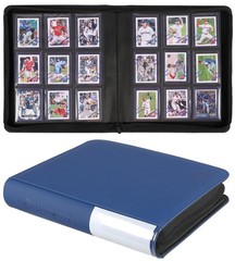 Top Loader Binder, Holds 288 Card, 9 Pocket TOP 9 288, Navy Blue