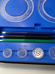 KENNER SPIROGRAPH #401 Blue Tray Box & Instructions Missing READ Vintage 1967