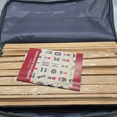 Yellow Mountain Imports American Mahjong Set Heather 166 Tiles Soft Case Racks